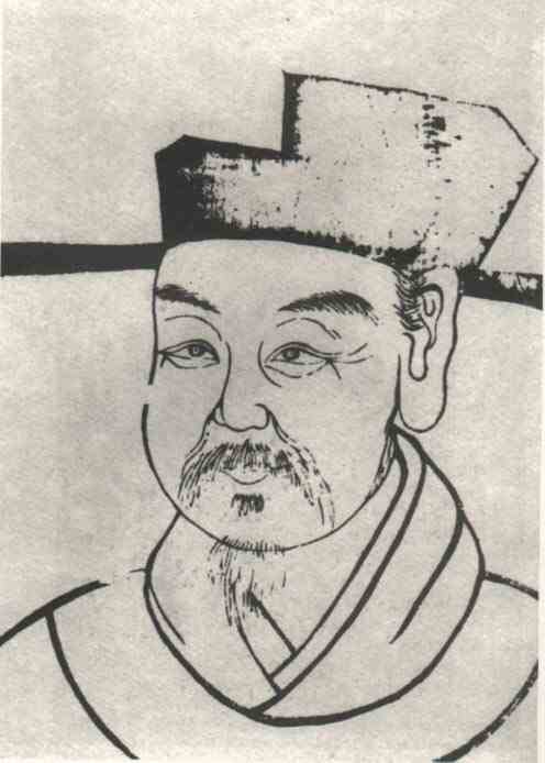 名人杨万里画像
