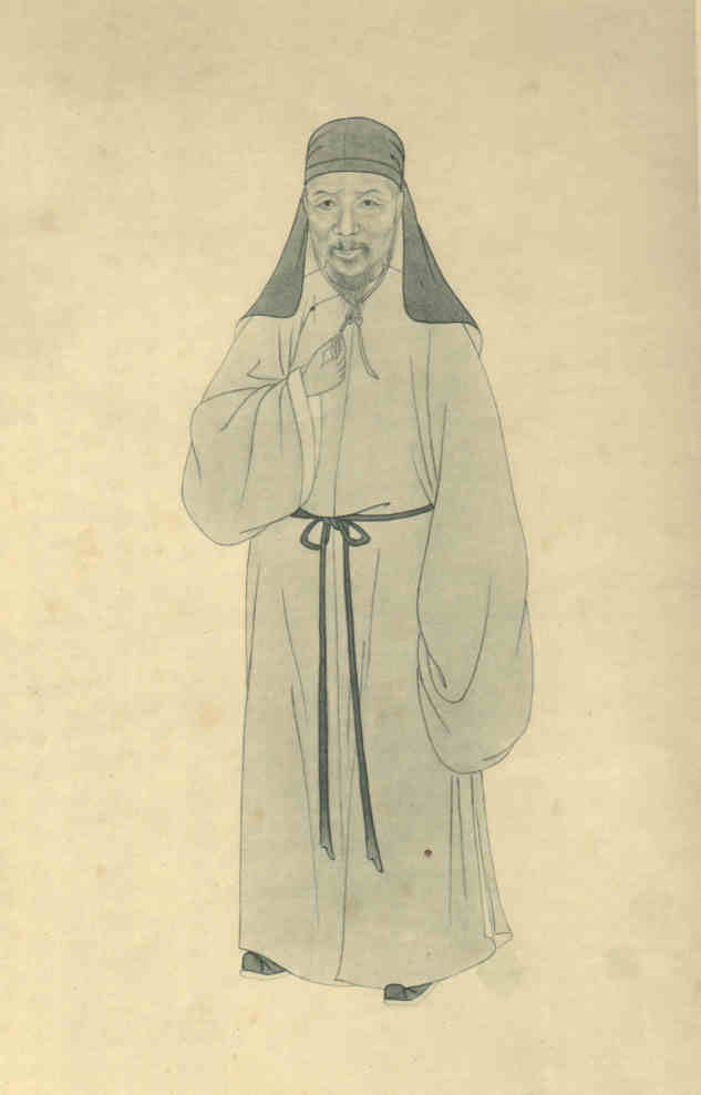 名人徐枋画像