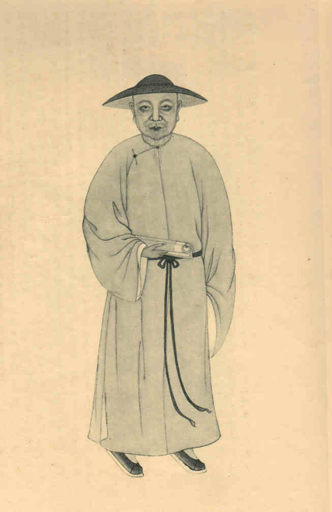 名人吴伟业画像