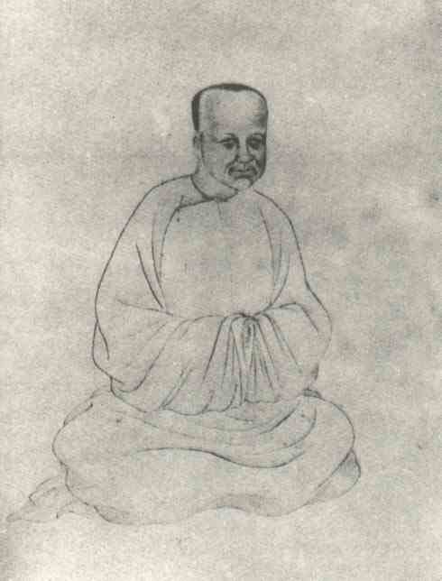 名人万斯同的画像