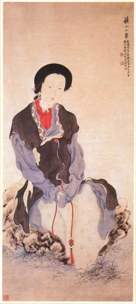 名人苏小小的画像