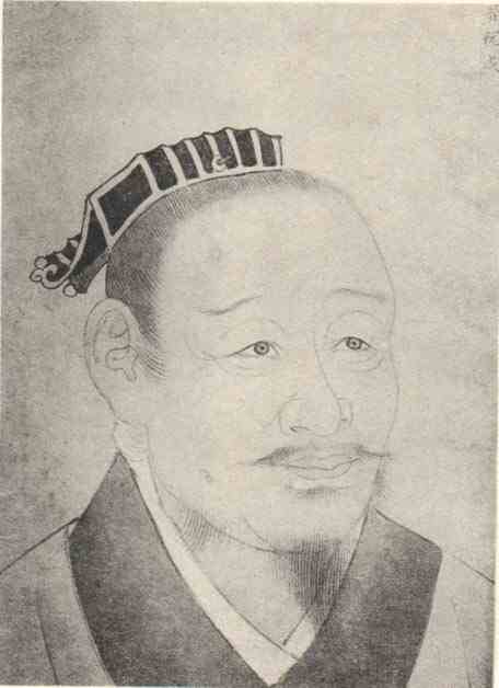 名人阮咸的画像