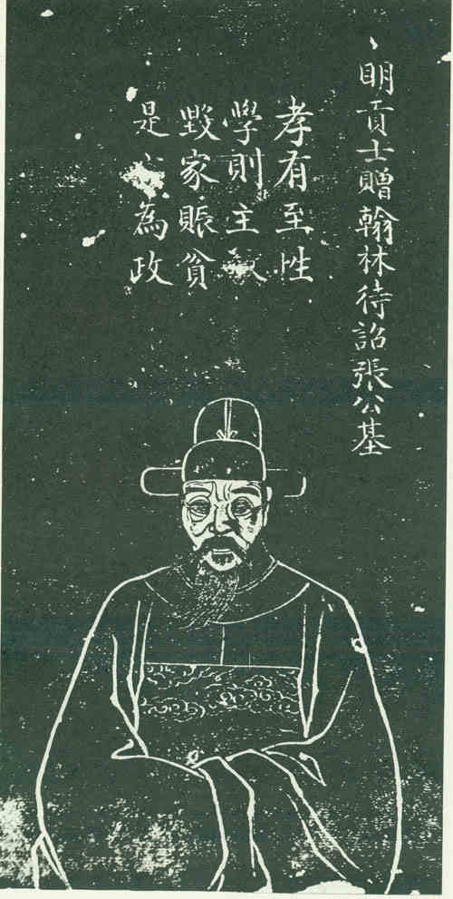名人张基画像