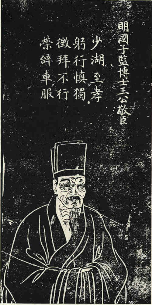 名人王敬臣画像