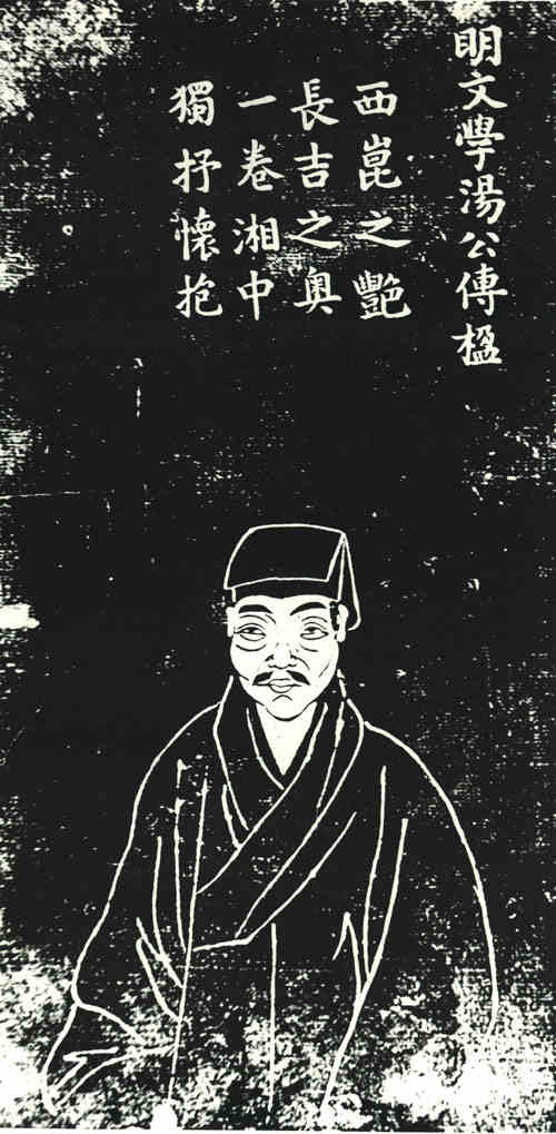 名人汤传楹画像