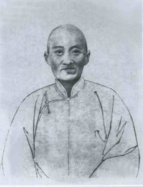 名人陈宝书画像