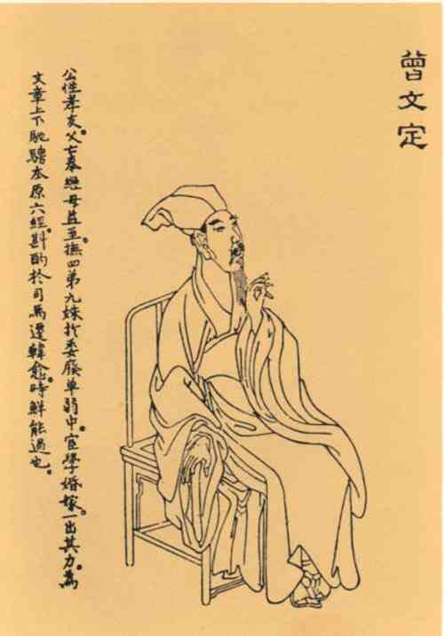 名人曾巩画像