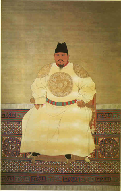 名人朱元璋画像