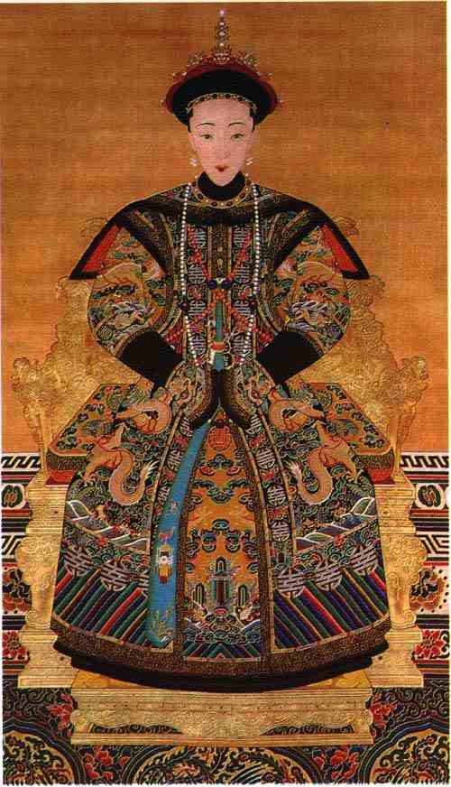 名人爱新觉罗·奕詝孝德皇后画像