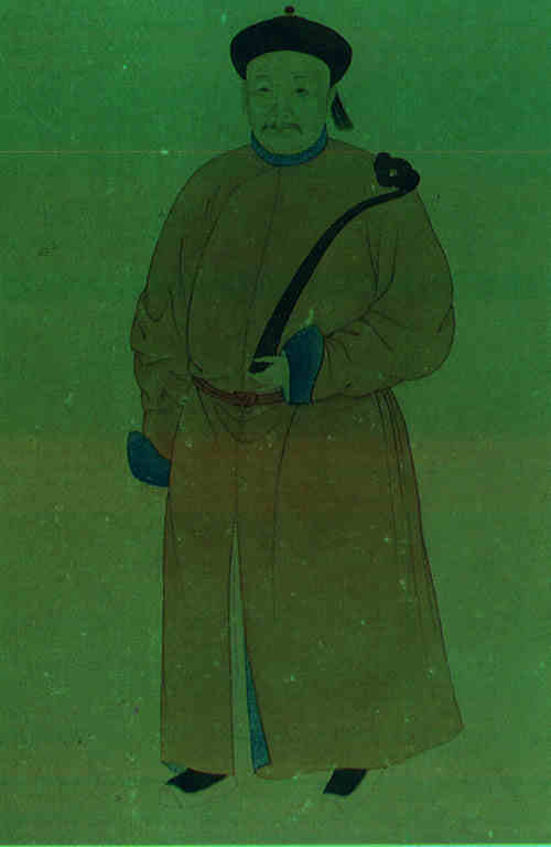 名人傅恒的画像