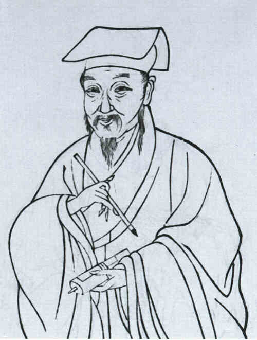 名人顾咸正画像