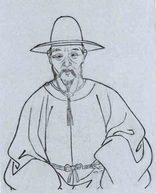 名人顾咸受画像