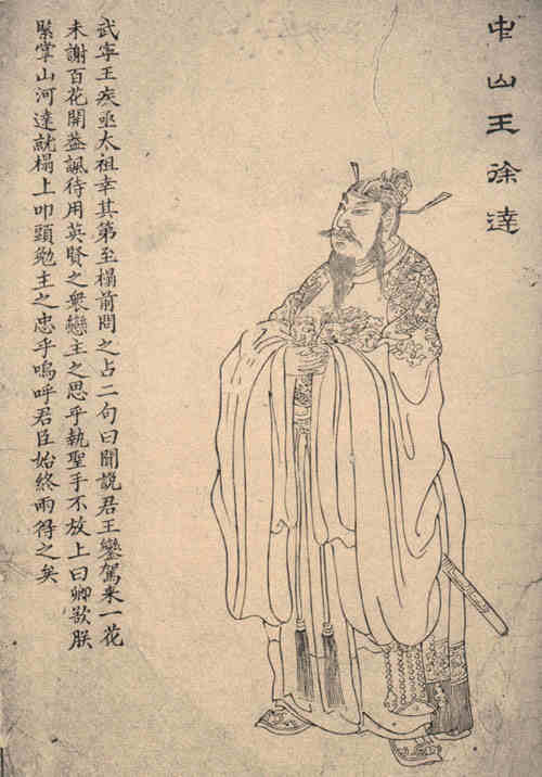 名人徐达画像