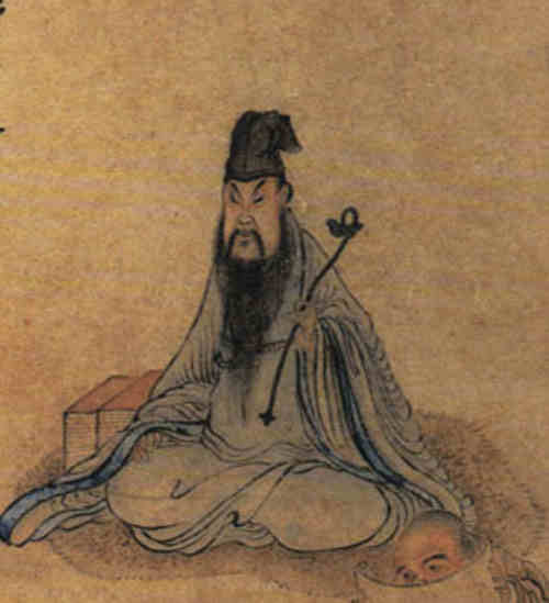 名人谢灵运的画像