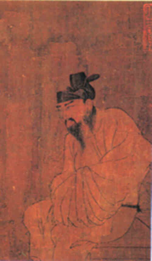 名人萧翼画像