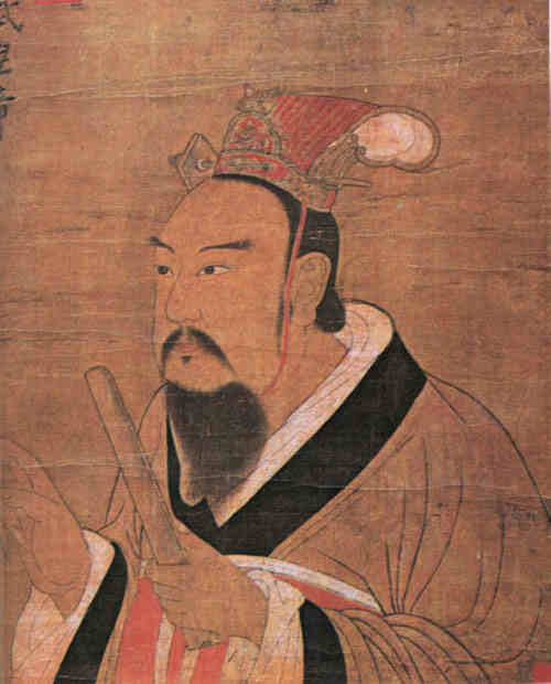 名人萧衍的画像