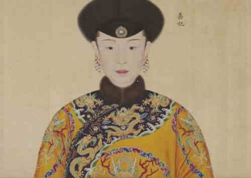 名人爱新觉罗·弘历淑嘉贵妃画像