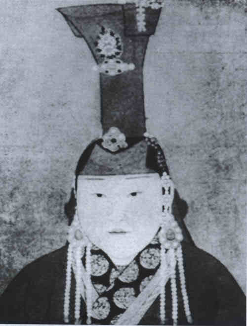 名人孛儿只斤·和世琜贞裕皇后画像