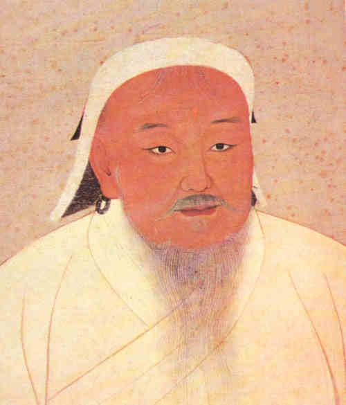 名人孛儿只斤·铁木真画像
