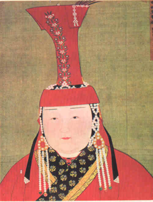 名人孛儿只斤·忽必烈睿顺皇后画像
