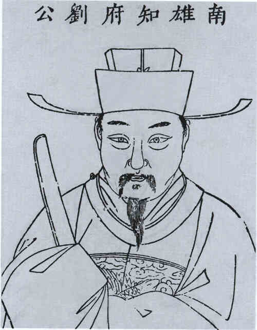 名人刘实画像