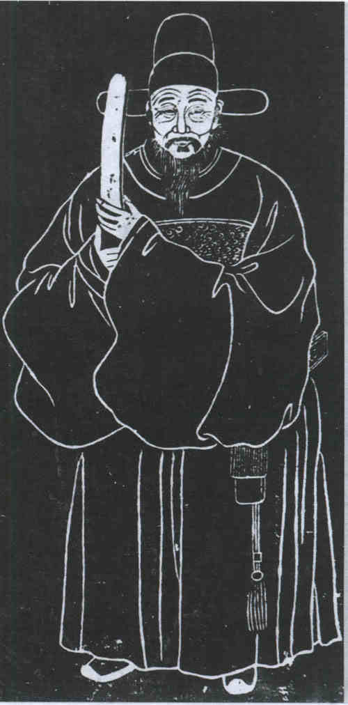 名人陆深画像