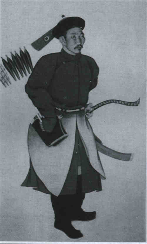 名人那木查尔的画像