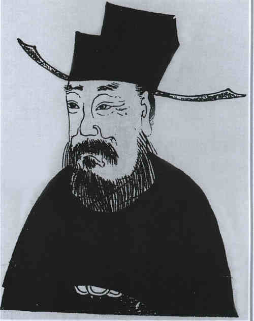 名人钱景绚画像