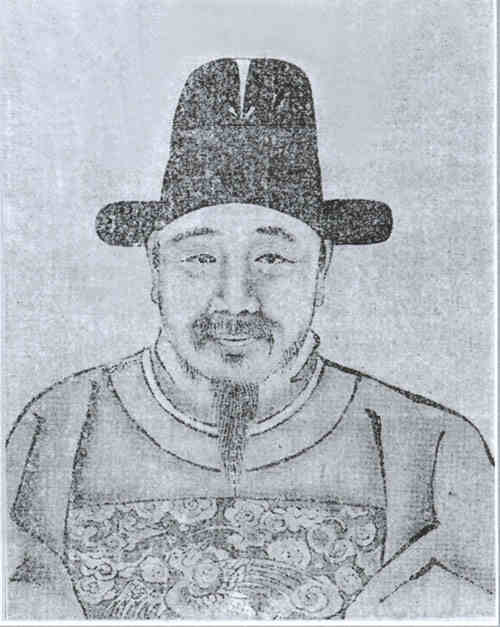 名人姜镜的画像