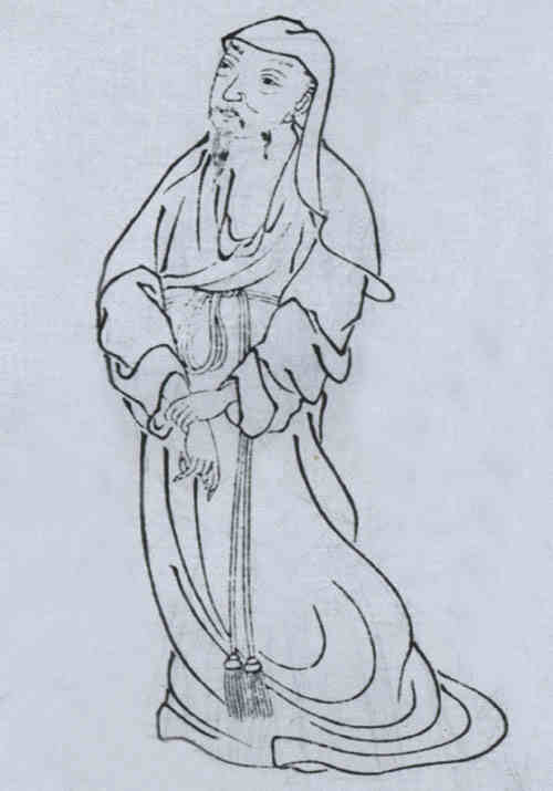 名人邝露画像