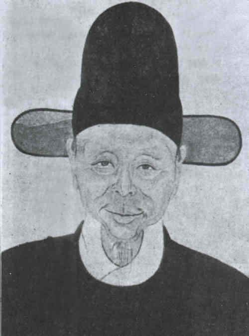 名人屠隆的画像