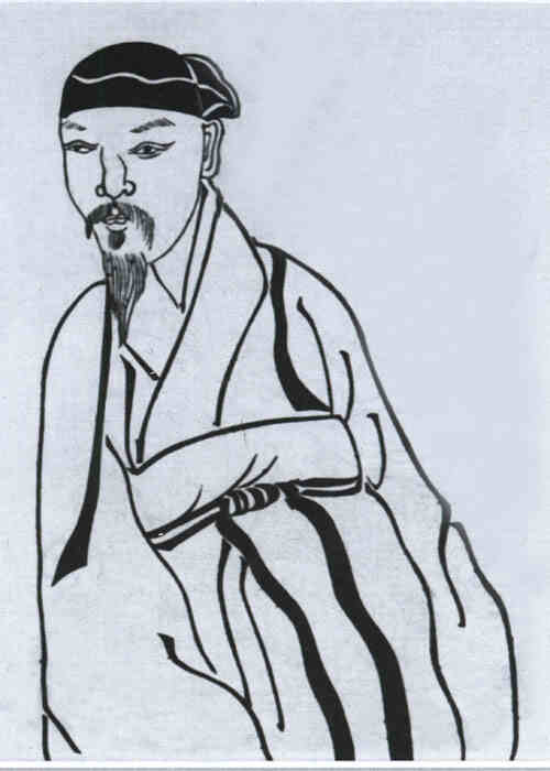 名人万寿祺的画像