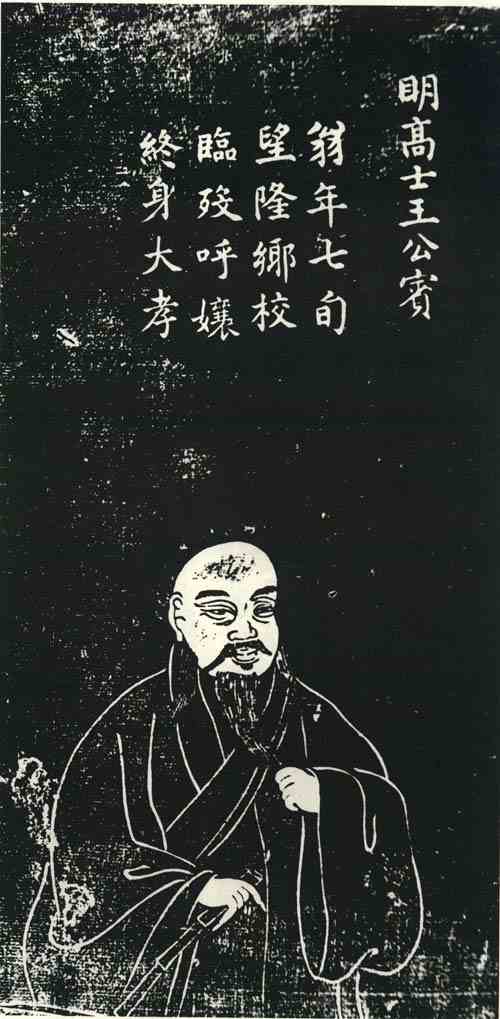 名人王宾画像