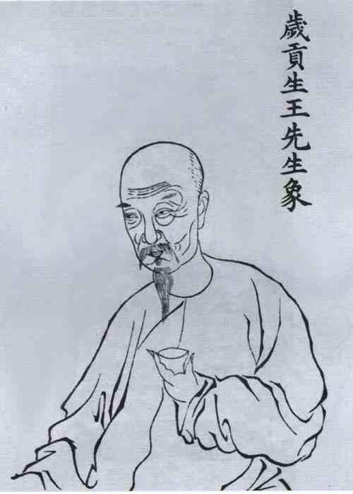 名人王度画像