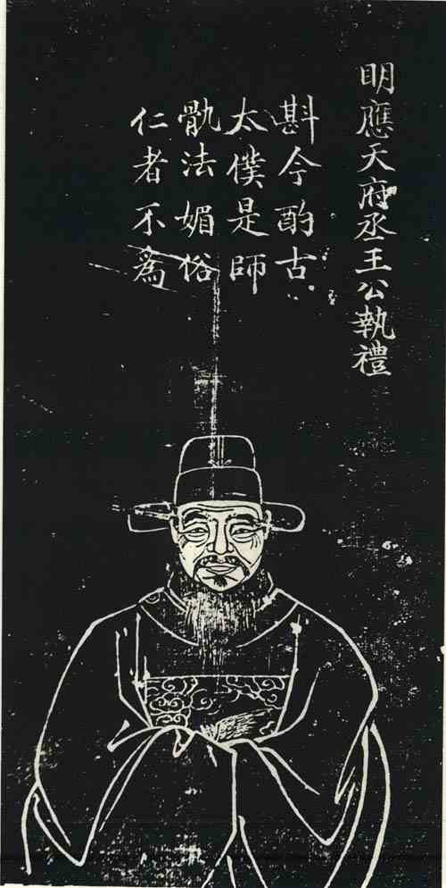 名人王执礼画像