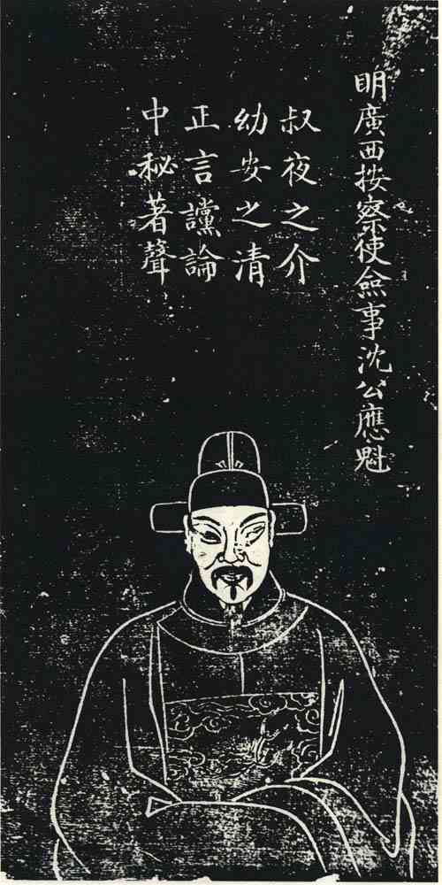 名人沈应魁画像
