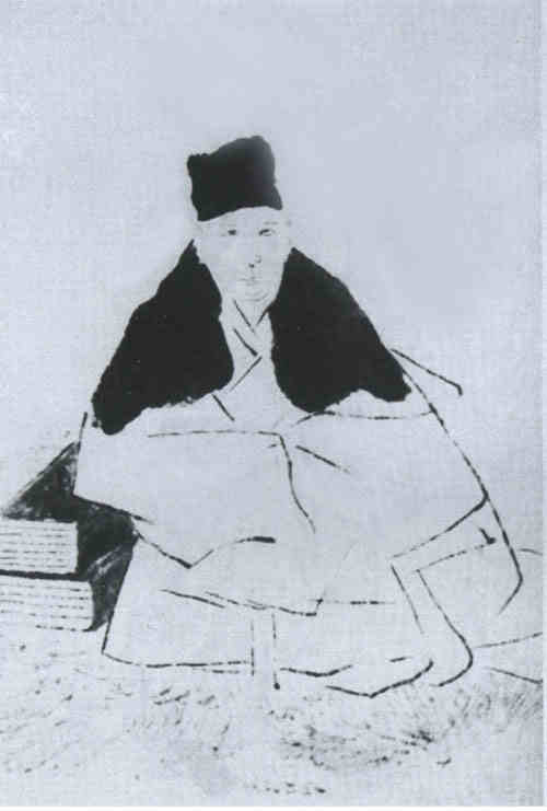 名人虚谷画像