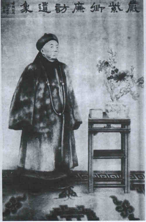 名人严金清画像