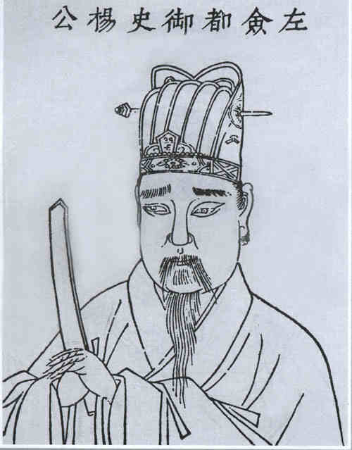 名人杨继宗画像