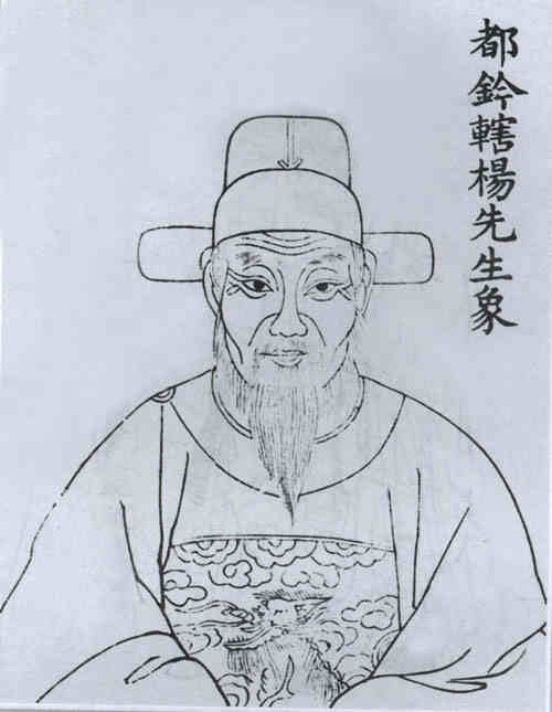 名人杨应龙画像