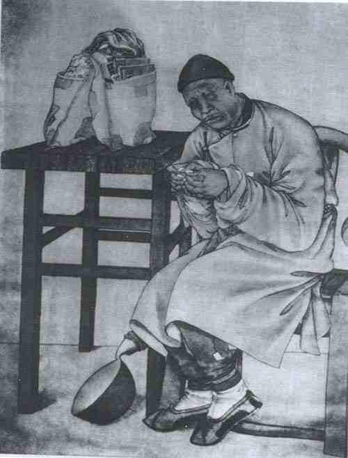 名人武训画像