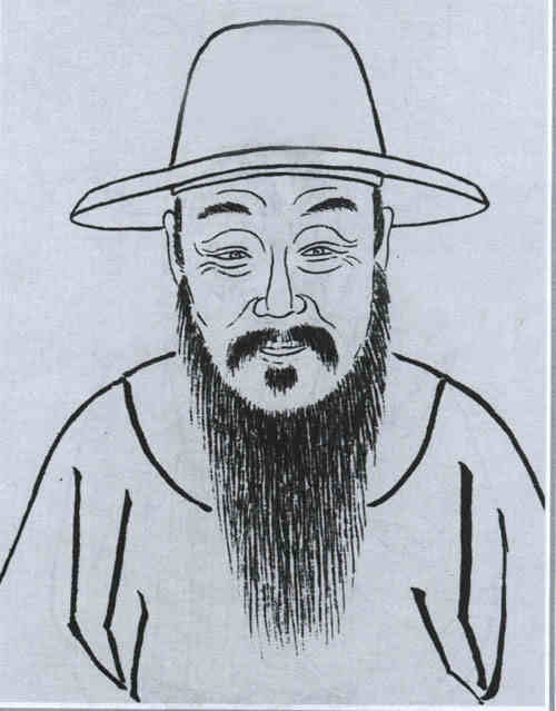名人袁献可画像