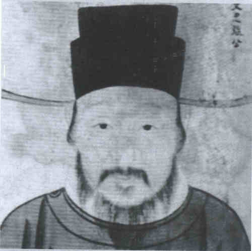 名人张璁画像