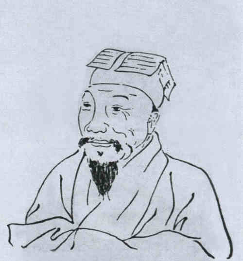 名人张岱画像