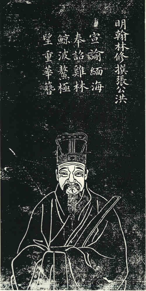 名人张洪画像