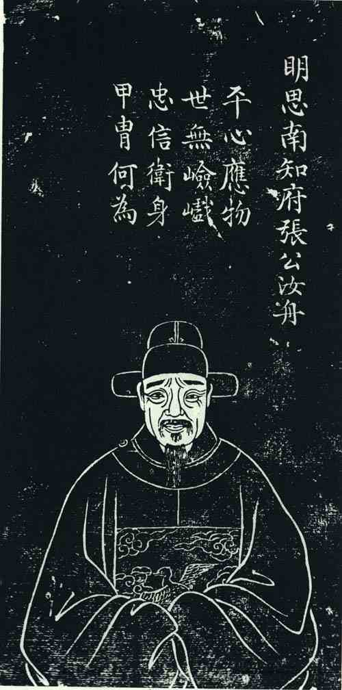 名人张汝舟画像