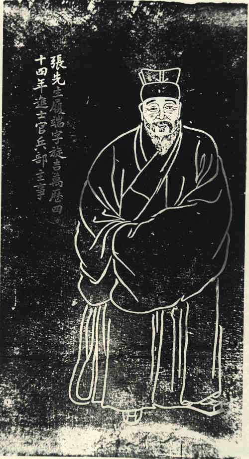 名人张履端画像