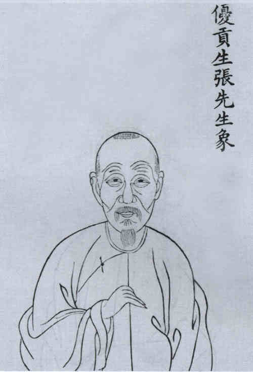 名人张彦曾画像