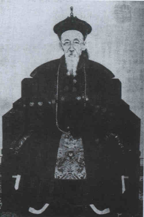 名人张之万画像