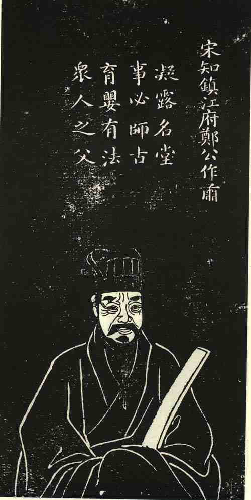 名人郑作肃画像